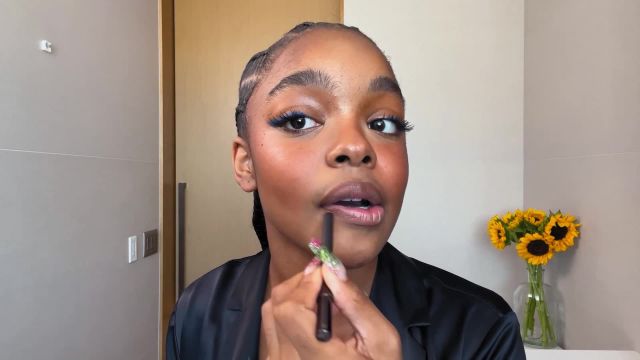 Marsai Martin’s Guide to Bold Blue Eyeliner