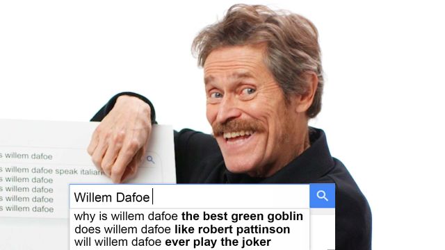 Willem Dafoe Answers the Web's Most Searched Questions