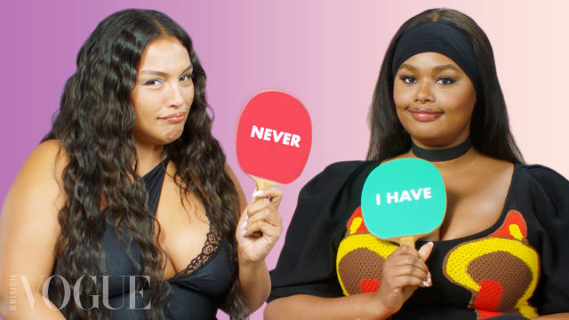 Models Paloma Elsesser & Precious Lee Play ‘Never Have I Ever’