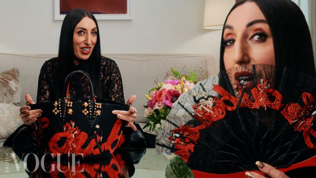 Inside Rossy de Palma's Christian Louboutin Bag