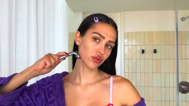 Amelia Gray's Beauty Routine Is Borrowed From Her Mom, Hailey Bieber, and EmRata
