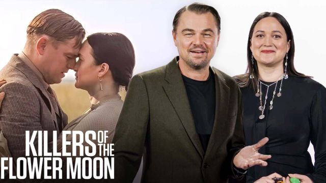 Leonardo DiCaprio & Lily Gladstone Break Down 'Killers of the Flower Moon' Table Scene