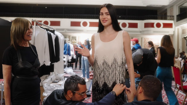 Inside Amelia Gray's Final Fitting With Carine Roitfeld for Vogue World: Paris