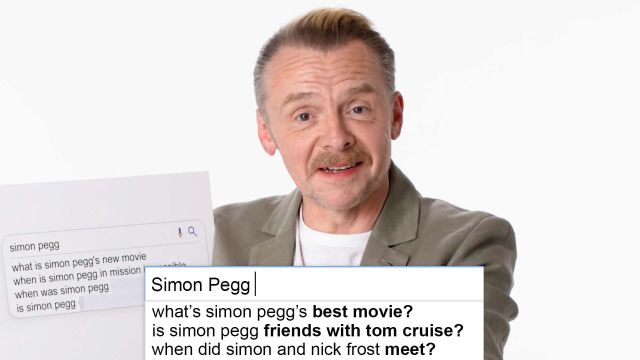 Simon Pegg Answers The Web's Most Searched Questions