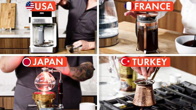 10 Chefs From 10 Countries Make Coffee