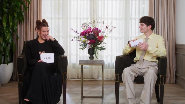 Millie Bobby Brown and Noah Schnapp Talk Stranger Things, Social Media, and Skydiving in Off the Cuff
