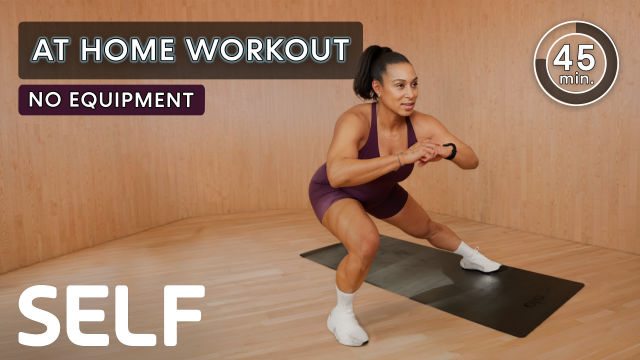 45 Min Full Body Workout At Home (No Equipment)