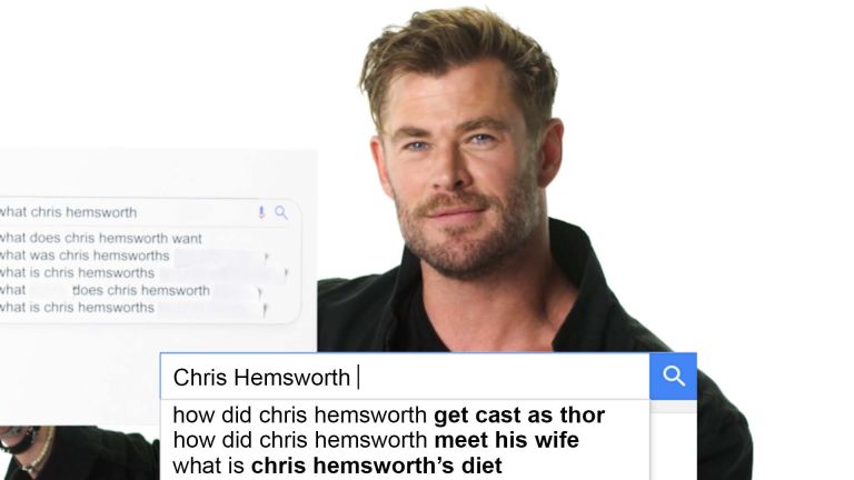 Chris Hemsworth Answers the Web's Most Searched Questions