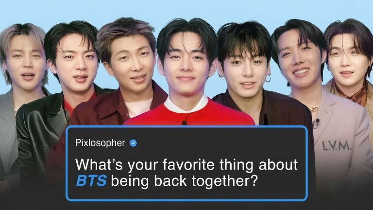 BTS (방탄소년단) Reply To Fans Online | GQ India