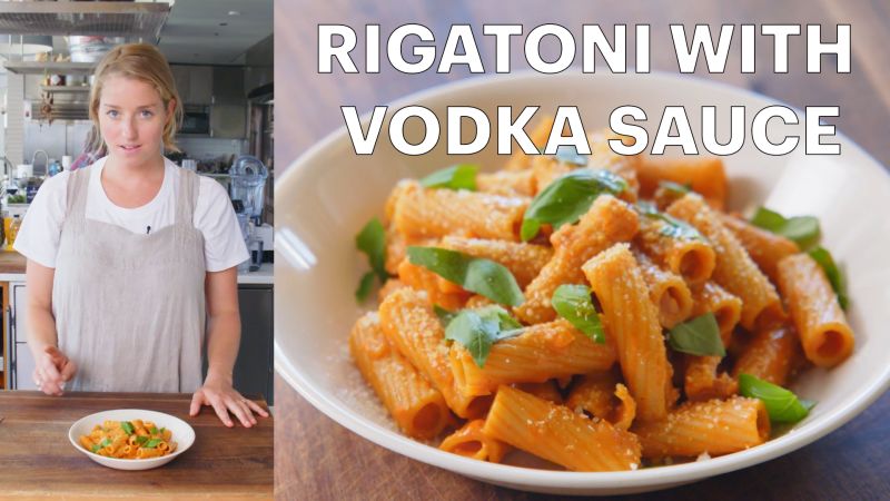 Molly Makes Rigatoni with Vodka Sauce