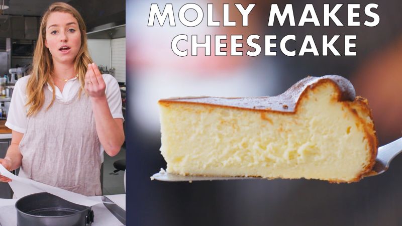 Molly Makes Burnished Basque Cheesecake