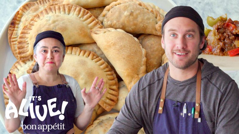 Brad and Gaby Make Beef Empanadas