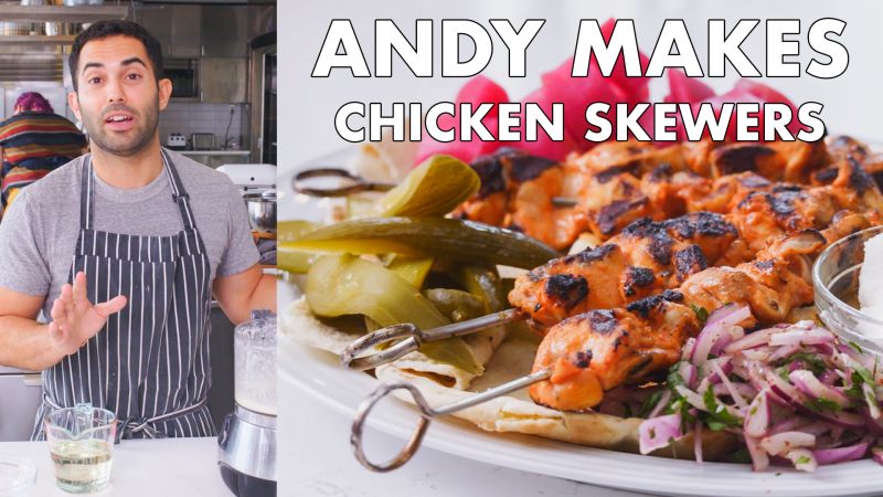 Andy Makes Chicken Skewers 