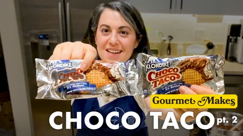 Pastry Chef Attempts to Make Gourmet Choco Tacos Part 2