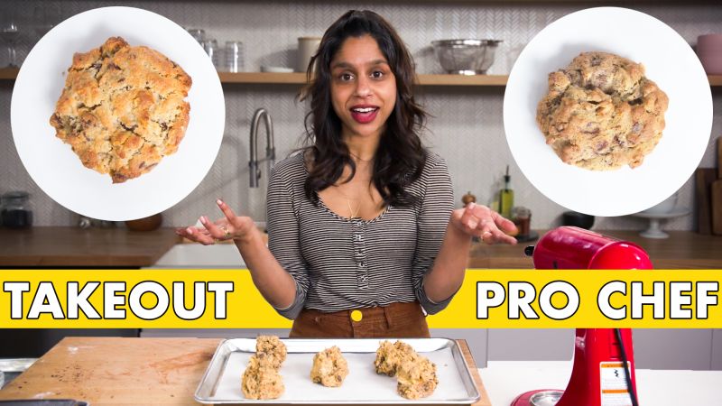 Pro Chef Tries to Make Chocolate Chip Cookies Faster Than Delivery