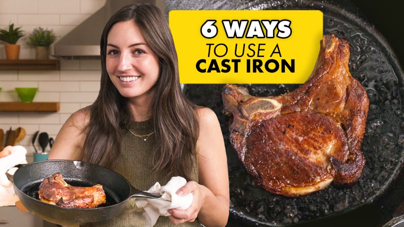 How to Use a Cast Iron Skillet (6 Methods)