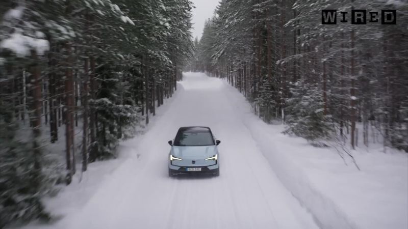 Guida estrema nel gelo artico: la prova della Volvo EX30