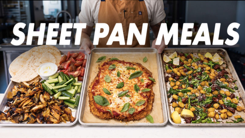 3 Sheet Pan Dinners to Make Your Week Easier