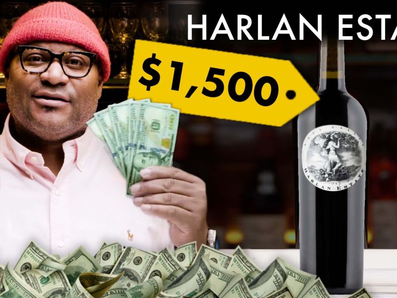 Sommelier Tries a $1,500 Bottle of Red Wine