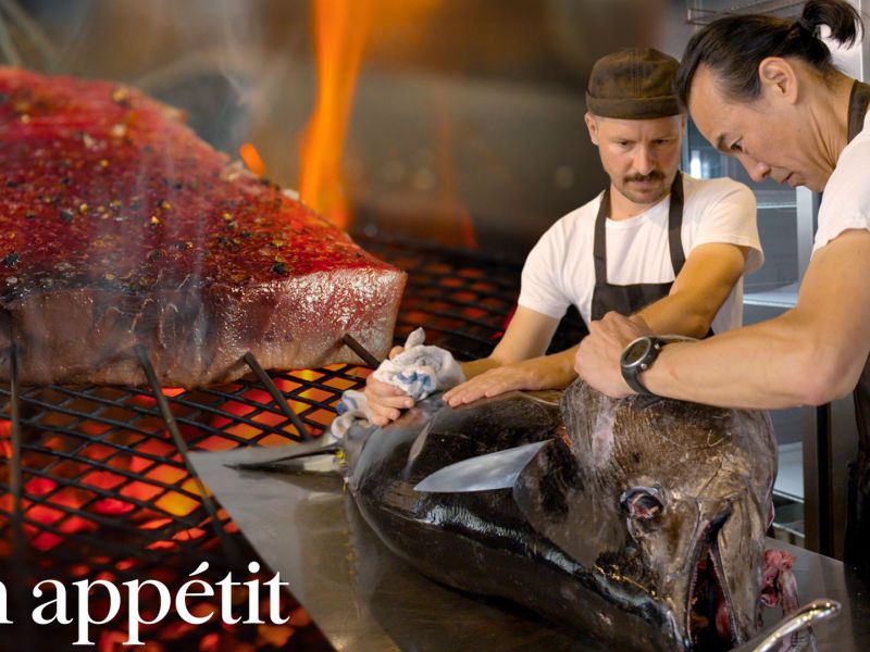 A Day at LA’s Hottest Japanese Restaurant Breaking Down a 137lb Tuna