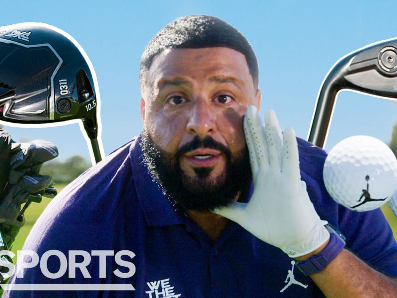 DJ Khaled Shows Off His Special Edition Golf Clubs