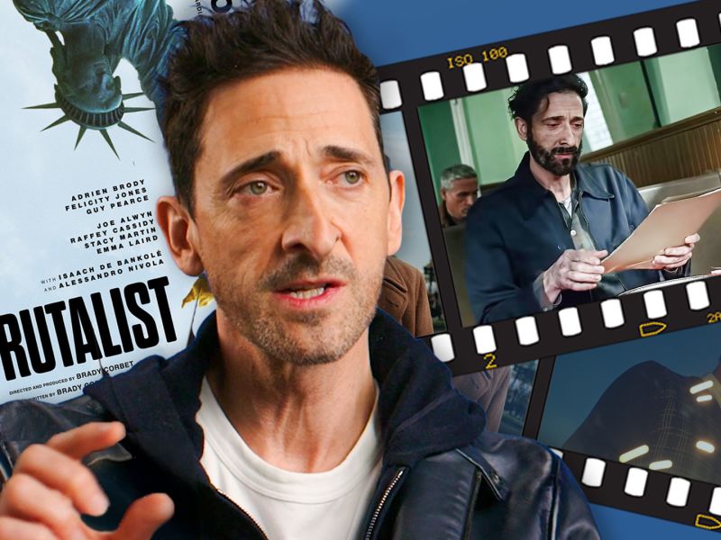 Adrien Brody Reacts To ‘The Brutalist’ Scenes