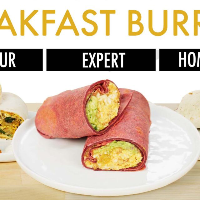 4 Levels of Breakfast Burrito: Amateur to Food Scientist