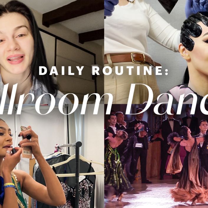 A Ballroom Dancer's Entire Routine, from Waking Up to the Dance Floor