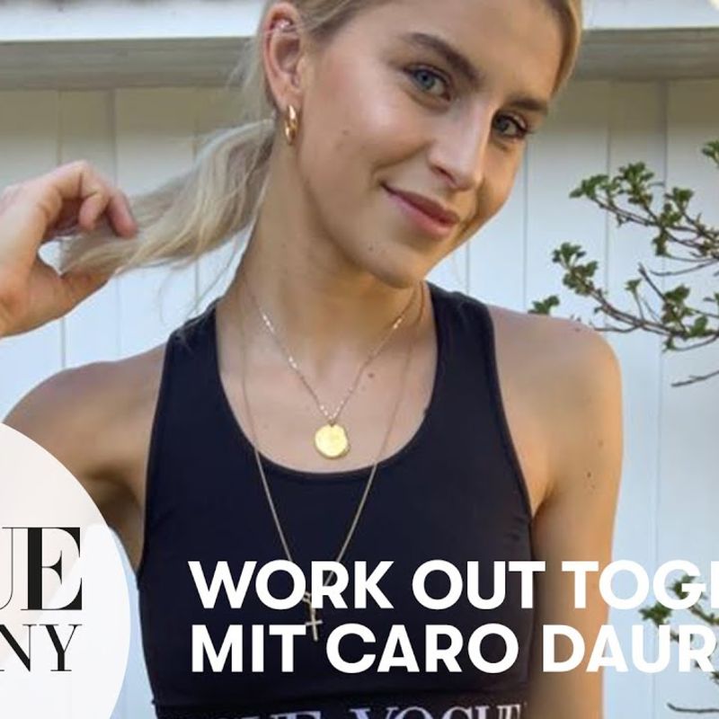 Caro Daur: Workout-Challenge mit VOGUE | work out together