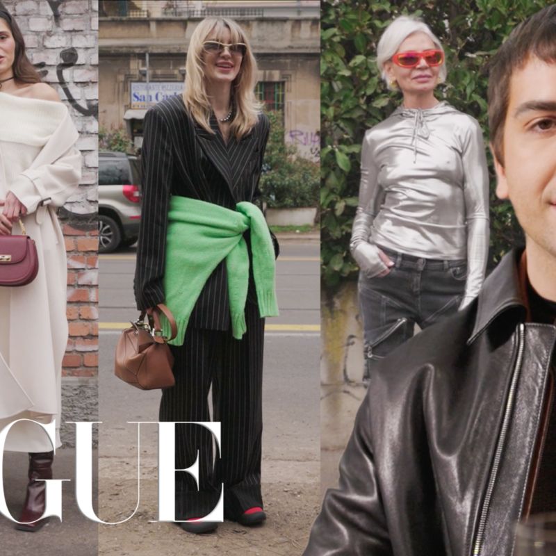 Giuliano Calza: quali sono i suoi Street Look preferiti? | Street Style | Vogue Italia