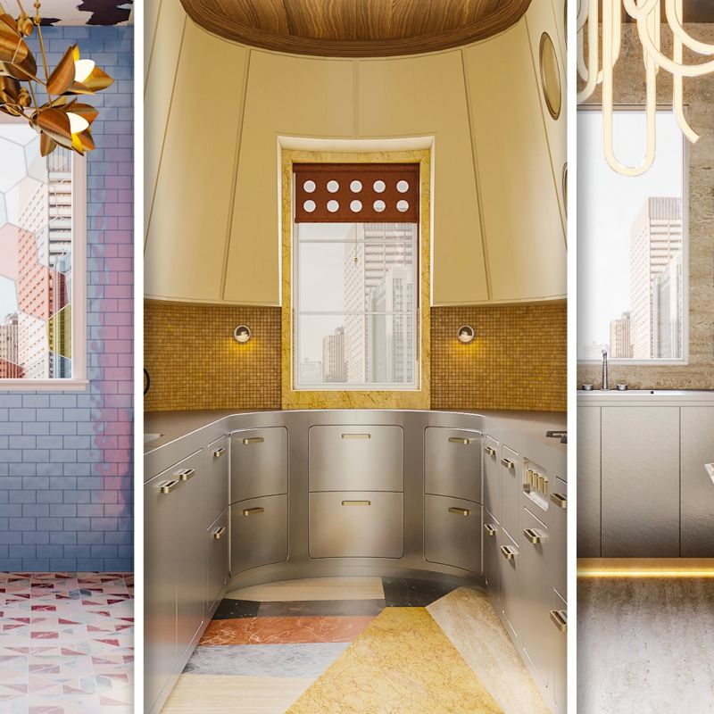 3 Interior Designers Transform The Same Galley Kitchen