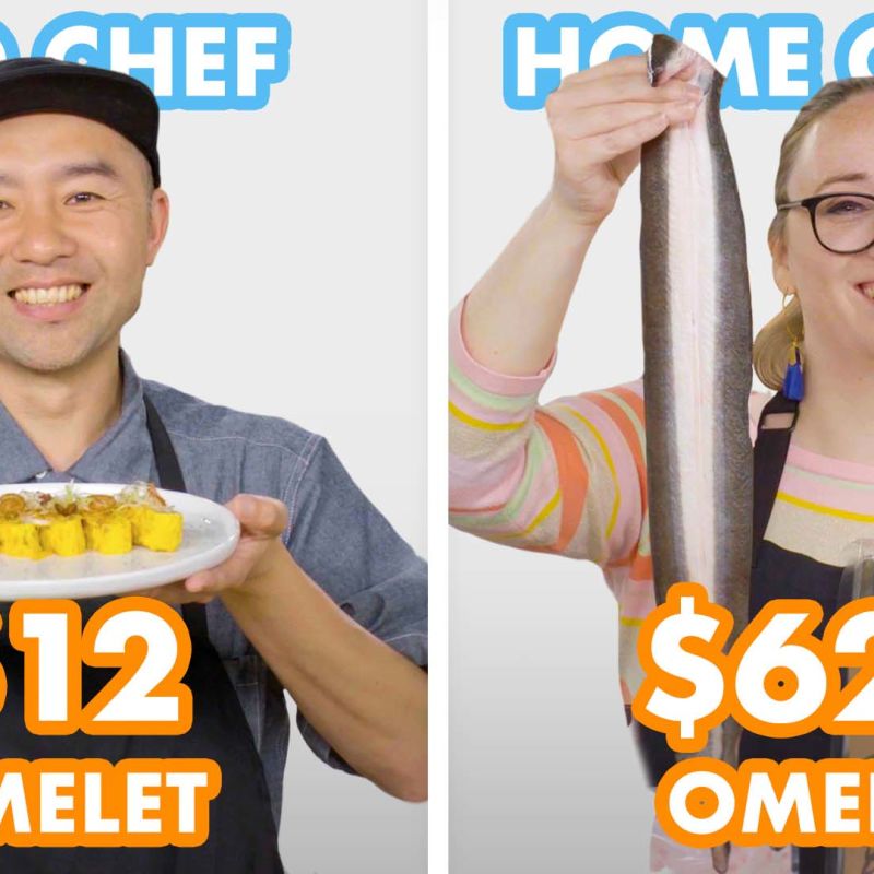 $628 vs $12 Omelet: Pro Chef & Home Cook Swap Ingredients