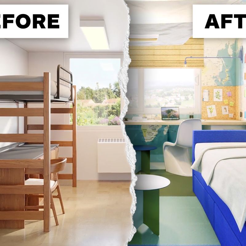 3 Interior Designers Makeover The Same College Dorm Room