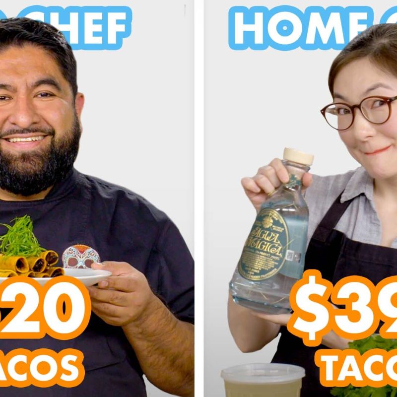 $396 vs $20 Tacos: Pro Chef & Home Cook Swap Ingredients