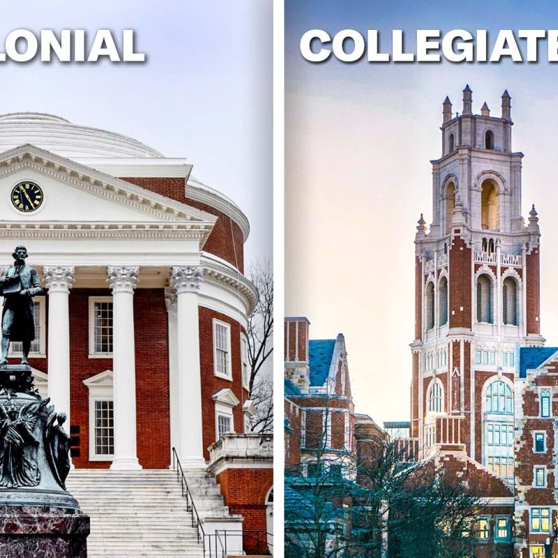 Architect Breaks Down the Most Common Styles of College Campus