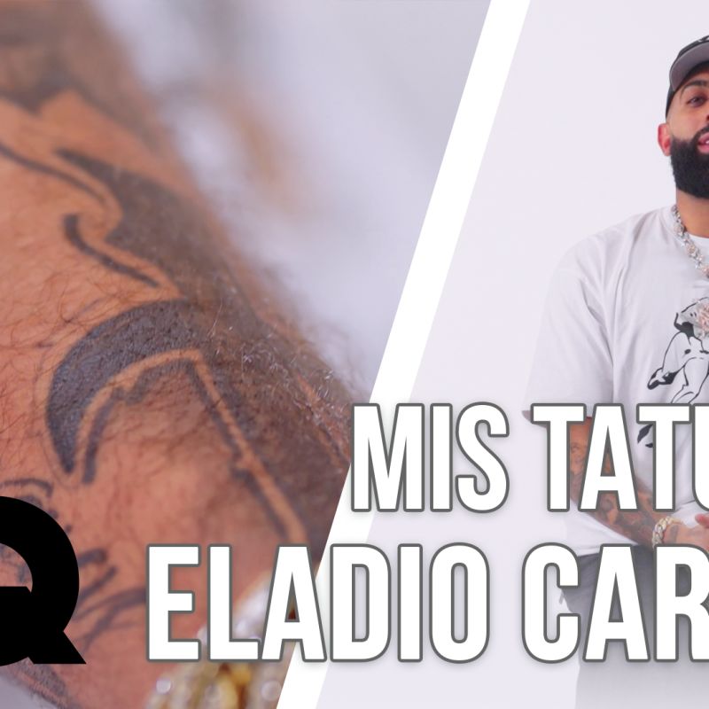 Eladio Carrión cuenta la historia detrás de sus tatuajes