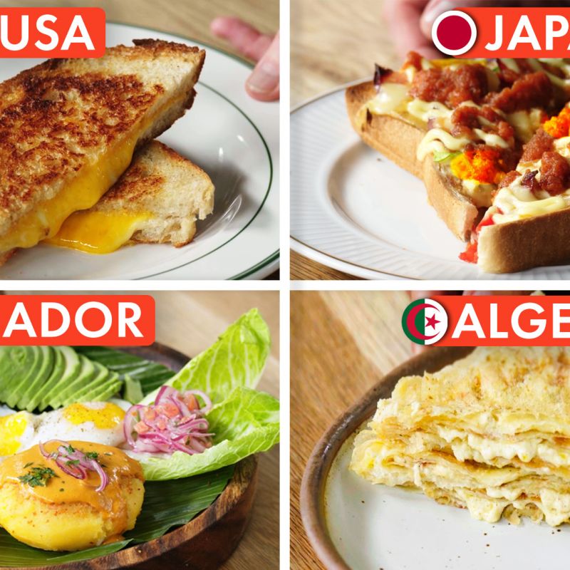 10 Chefs From 10 Countries Make Grilled Cheese