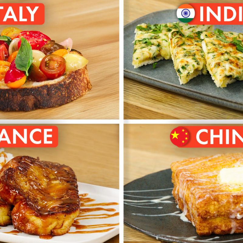10 Chefs From 10 Countries Make Toast