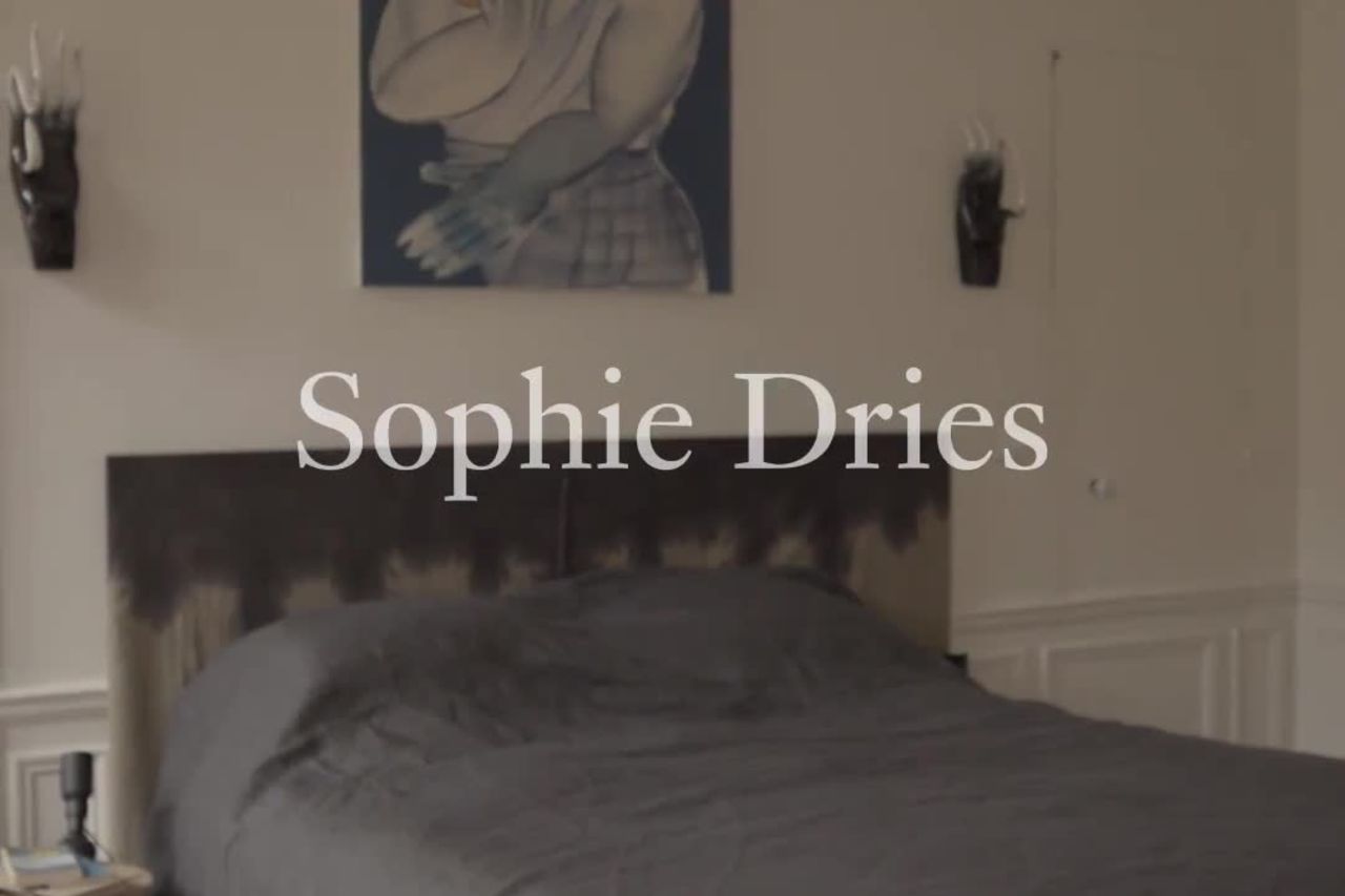 Dans l'appartement de Sophie Dries 
