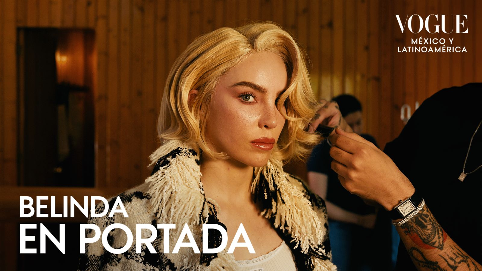 Belinda protagoniza la portada de Vogue México y Latinoamérica junto a Levi’s