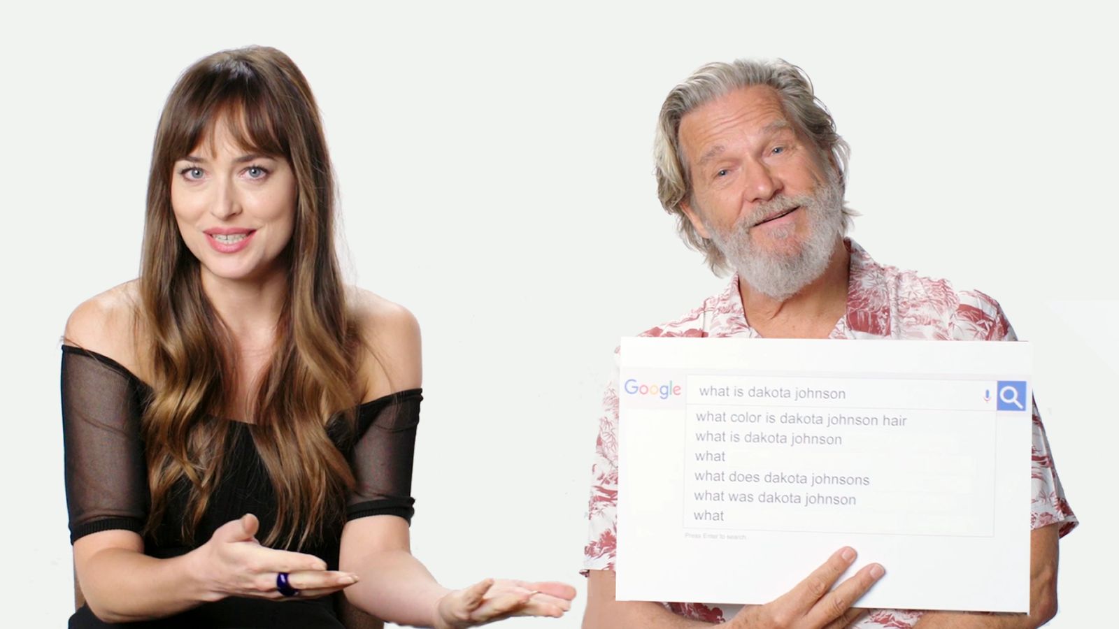 Dakota Johnson & Jeff Bridges Answer the Web's Most Searched Questions