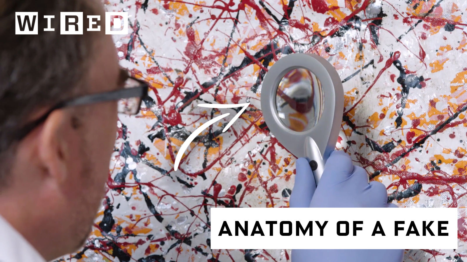 Forgery Experts Analyze a Fake Jackson Pollock Painting