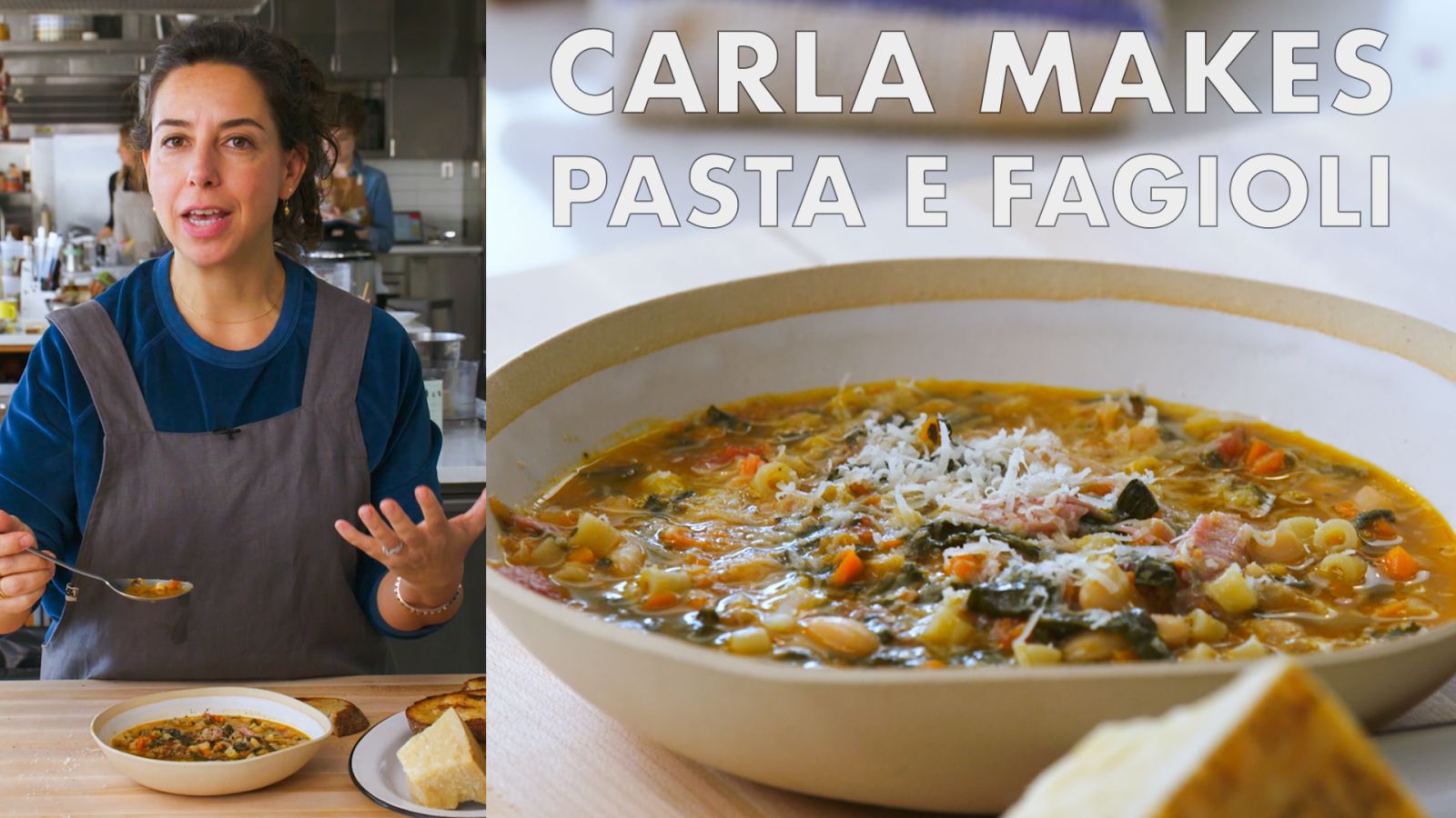 Carla Makes Pasta e Fagioli