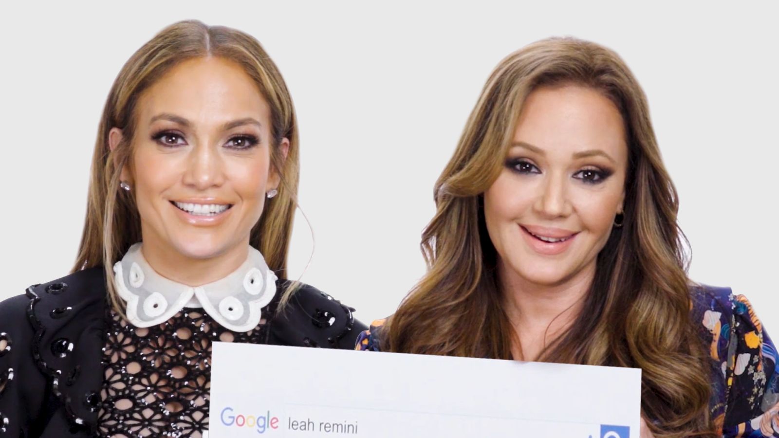 Jennifer Lopez & Leah Remini Answer the Web's Most Searched Questions
