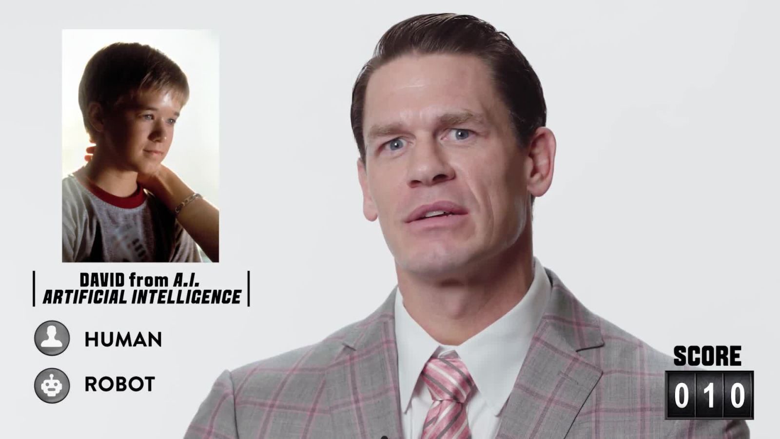 John Cena Guesses Famous Robots