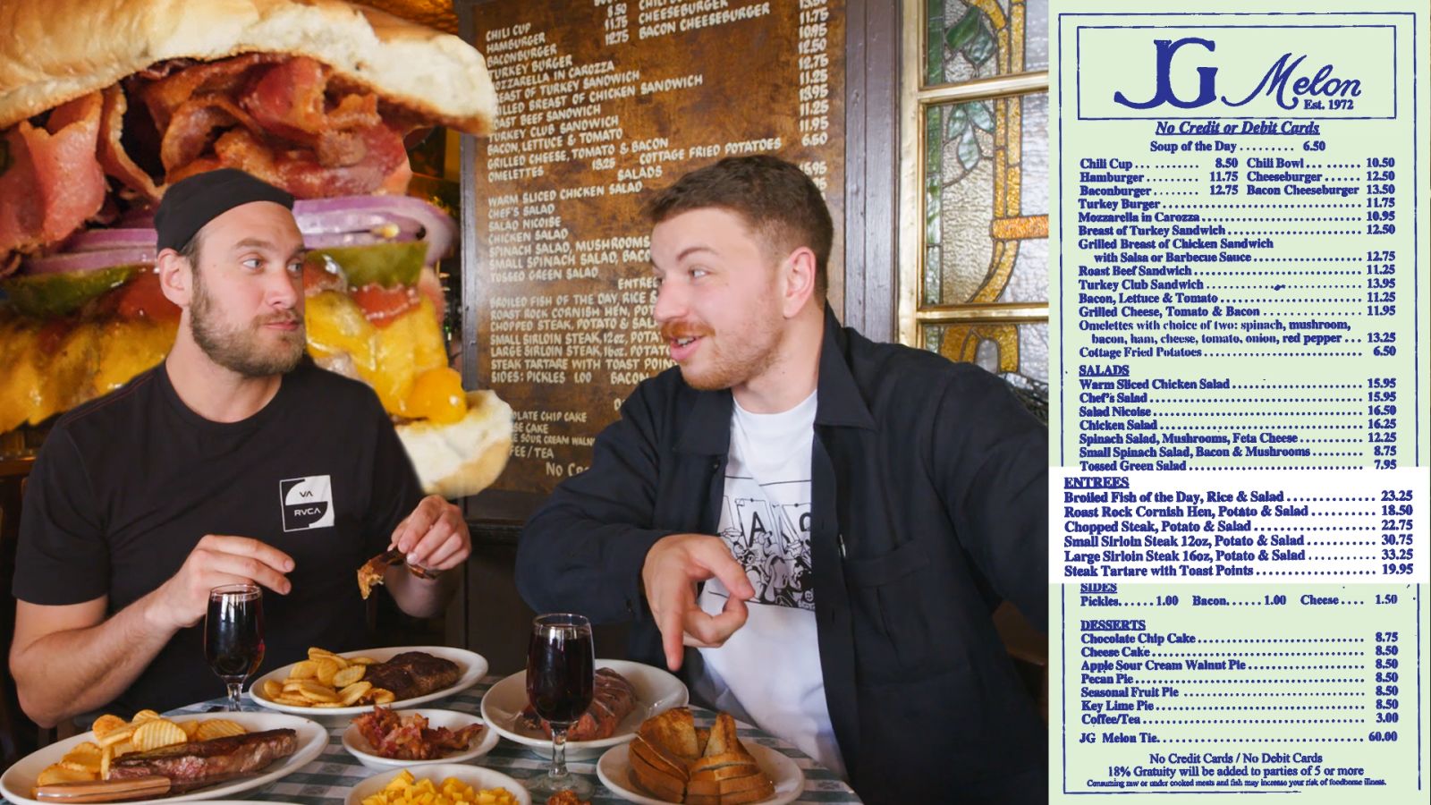 Trying Everything on the Menu at NYC’s Most Famous Burger Restaurant (Ft Brad Leone)