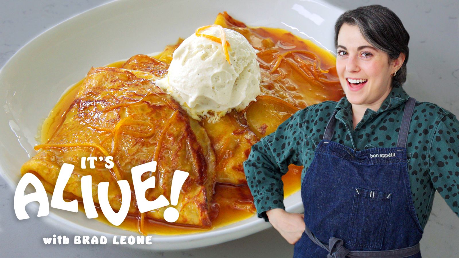 Claire Makes Sourdough Crêpes Suzette