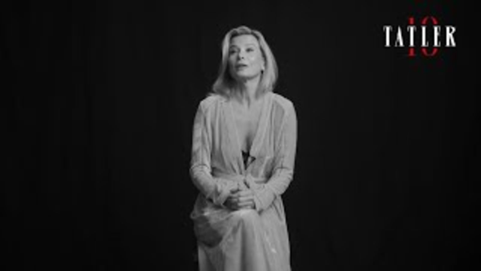 Юлия Высоцкая поздравляет Tatler с юбилеем