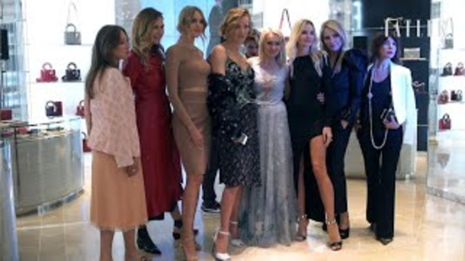 Девичник Яны Рудковской в бутике Dior