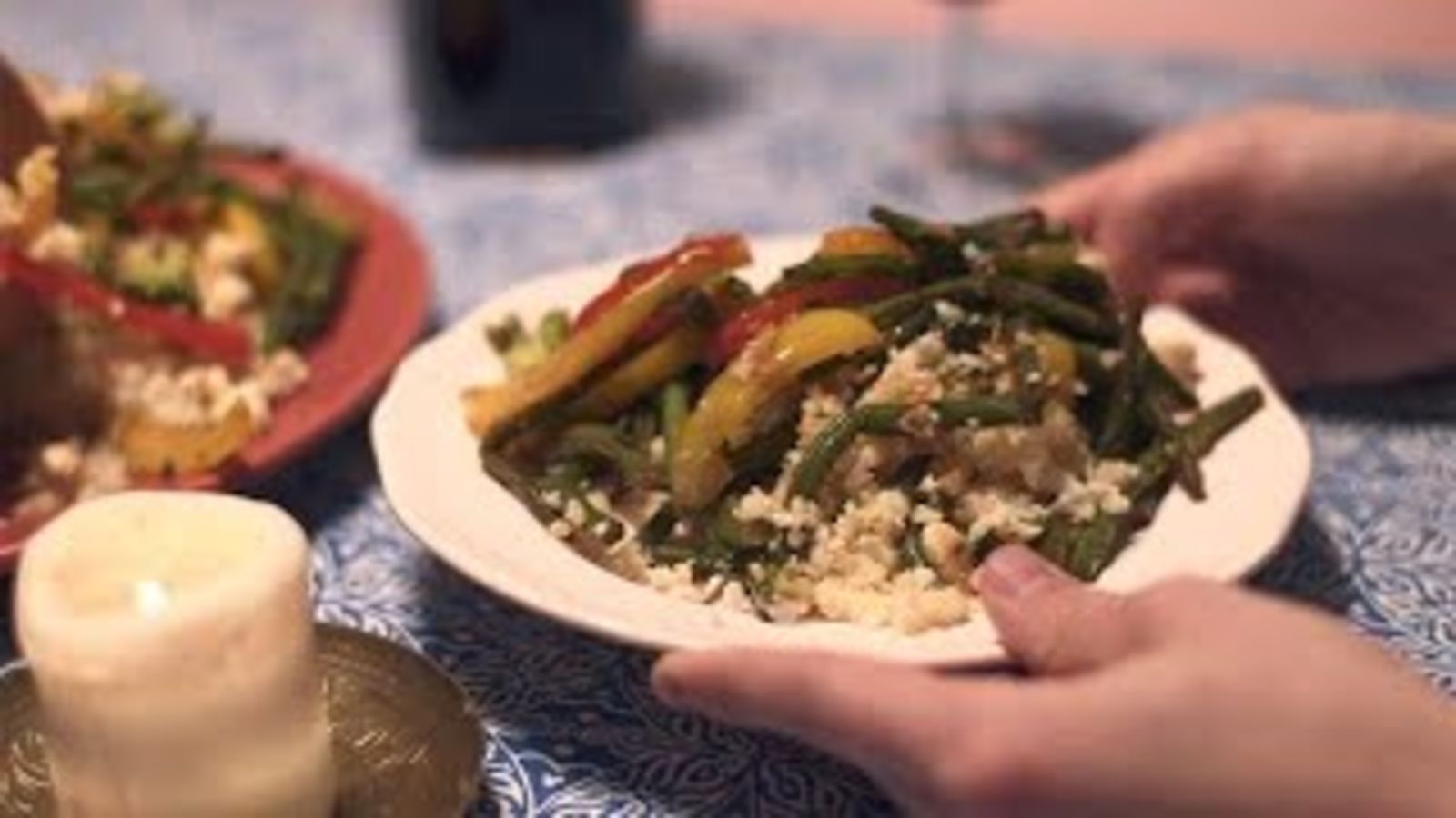 Как приготовить рис из цветной капусты с овощами